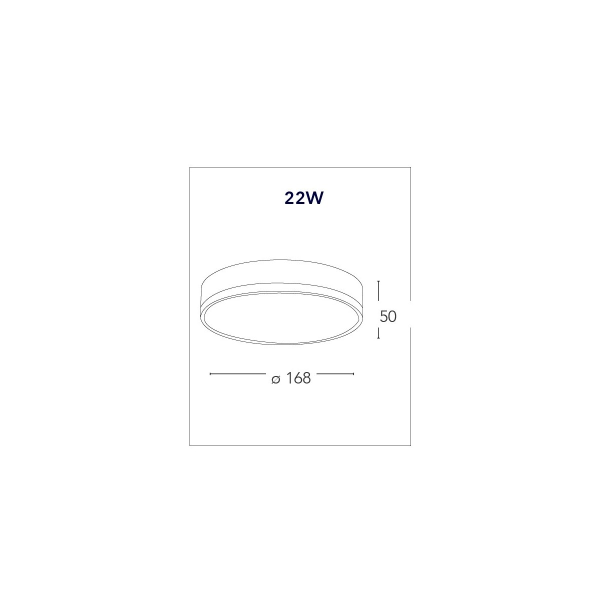 Plafonnier LED moderne blanc ou noir | Mondialshop