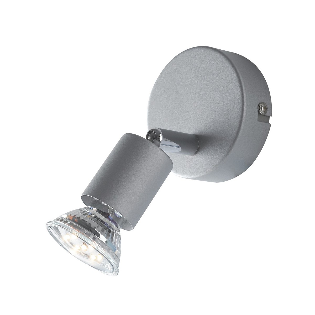 faretto spot a LED singolo color cromo, ideale per...