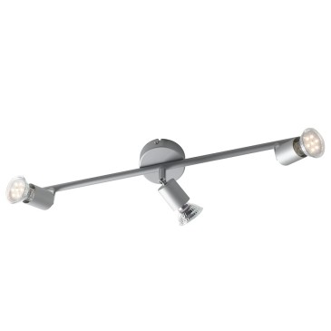 faretto spot triplo LED orientabile color cromo perfetto per un'illuminazione personalizzata