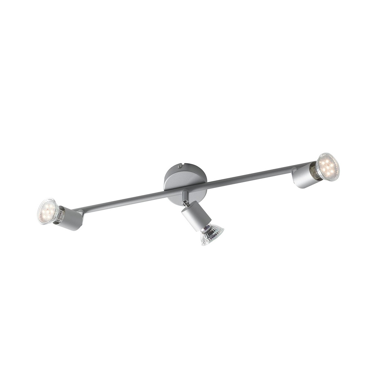 faretto spot triplo LED orientabile color cromo perfetto...