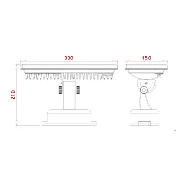 Proiettore da Esterno LED RGB 36W | Mondialshop
