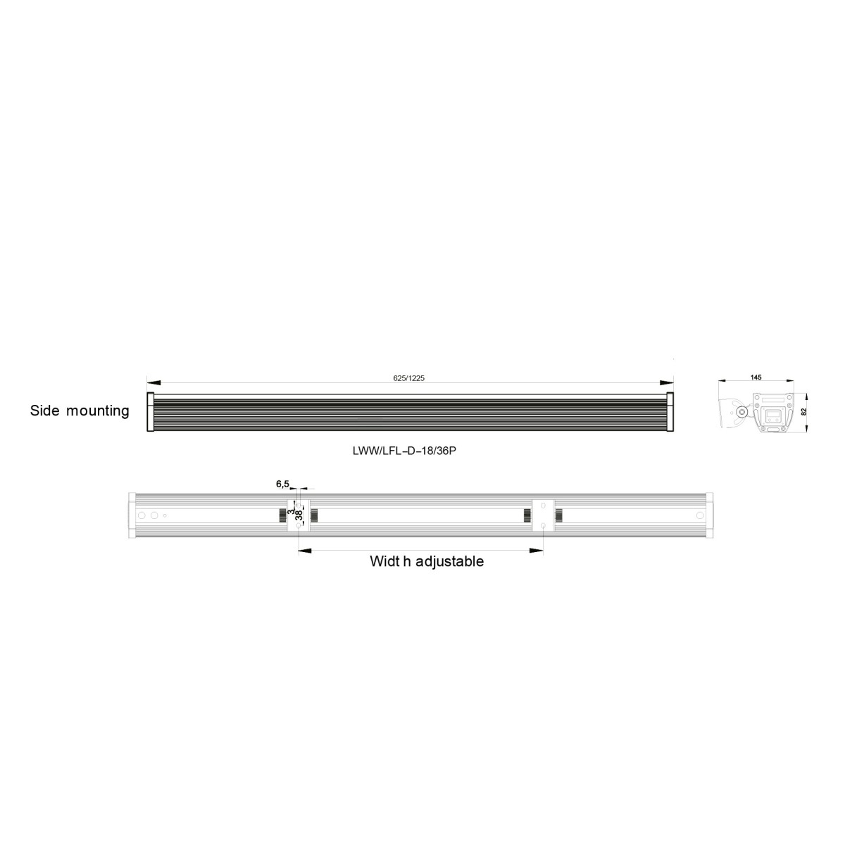 Proiettore da Esterno Cromo LED 36W | Mondialshop