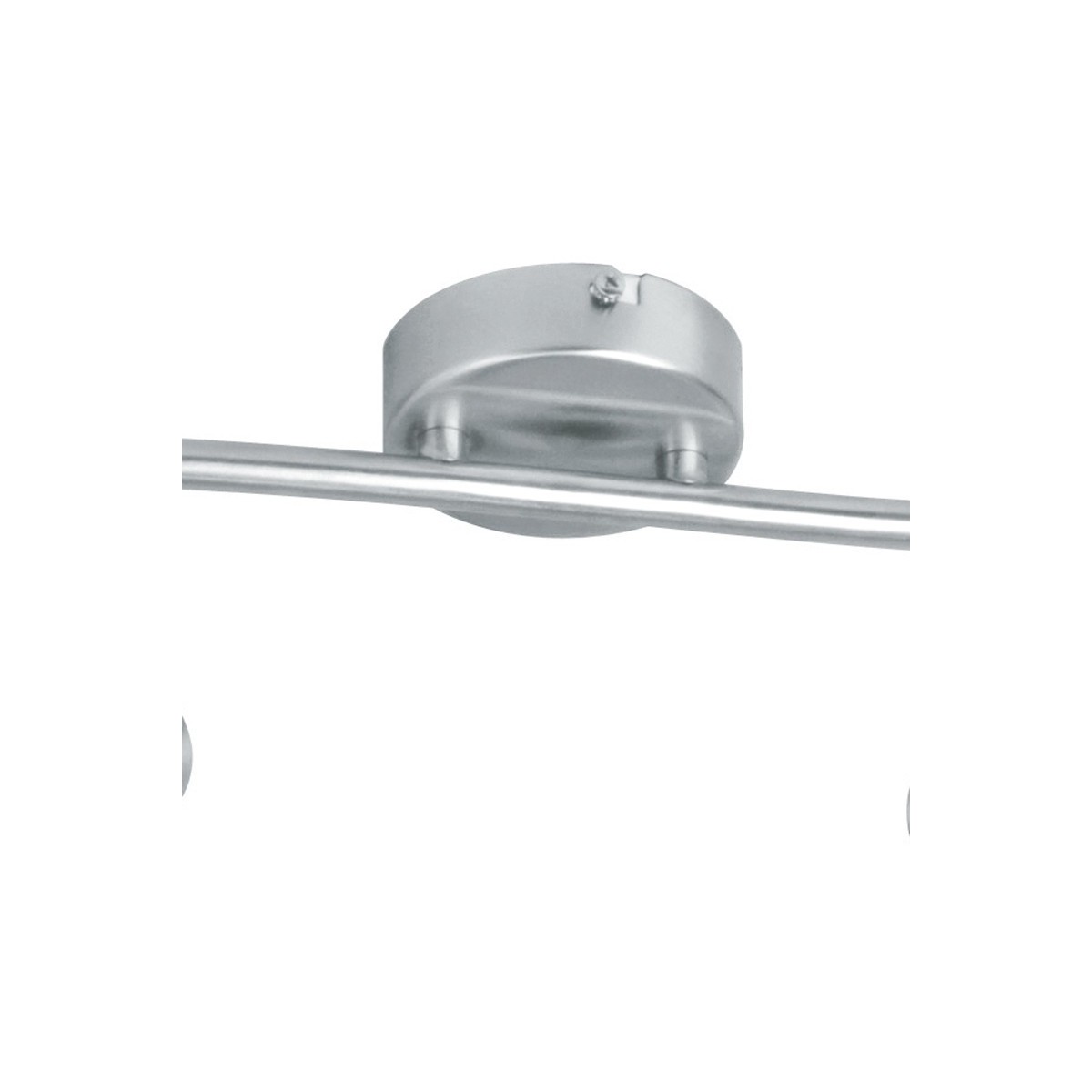 SPOT-MITO-S4 - Plafonnier élégant en couleur nickel avec...
