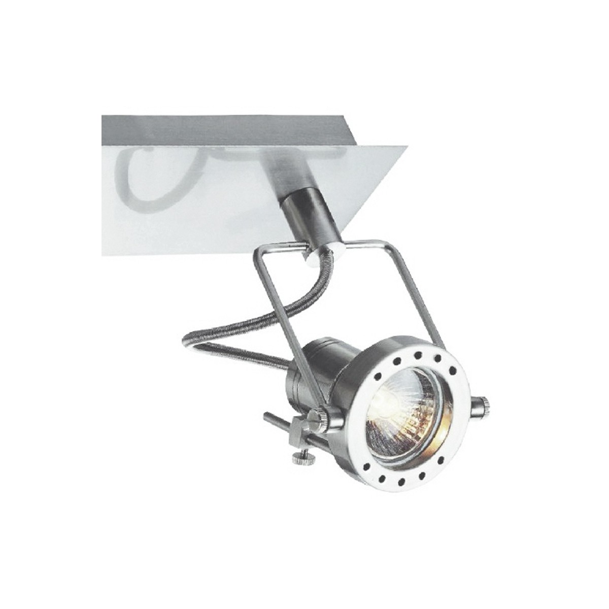 SPOT-TECHNO-2 - Applique a due luci cromata dalla forma...