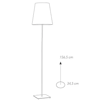 Piantana Moderna Metallo e...