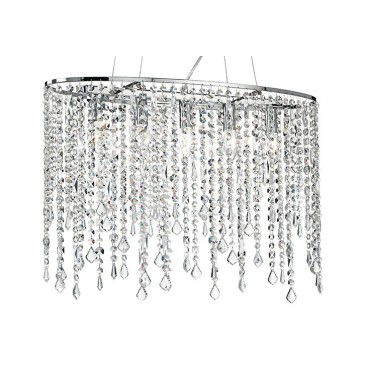 Suspension en métal avec pendentifs K9 Crystals Breeze Fan Europe Line