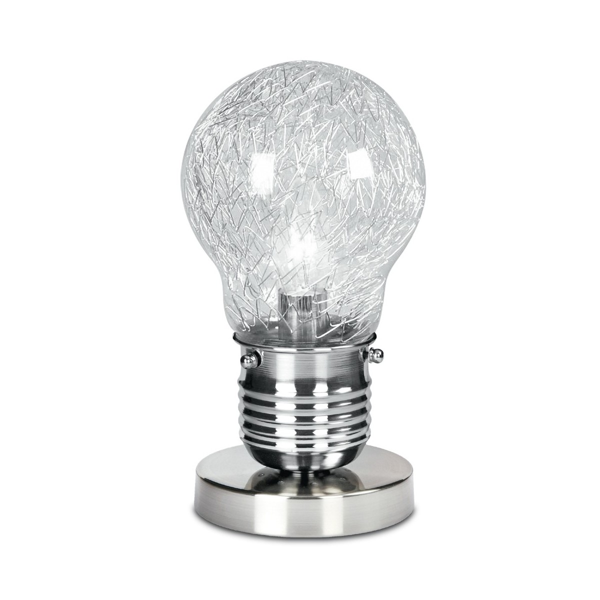I-LAMPD/LUME - Lumetto Lampadina Vetro Intreccio Fili...
