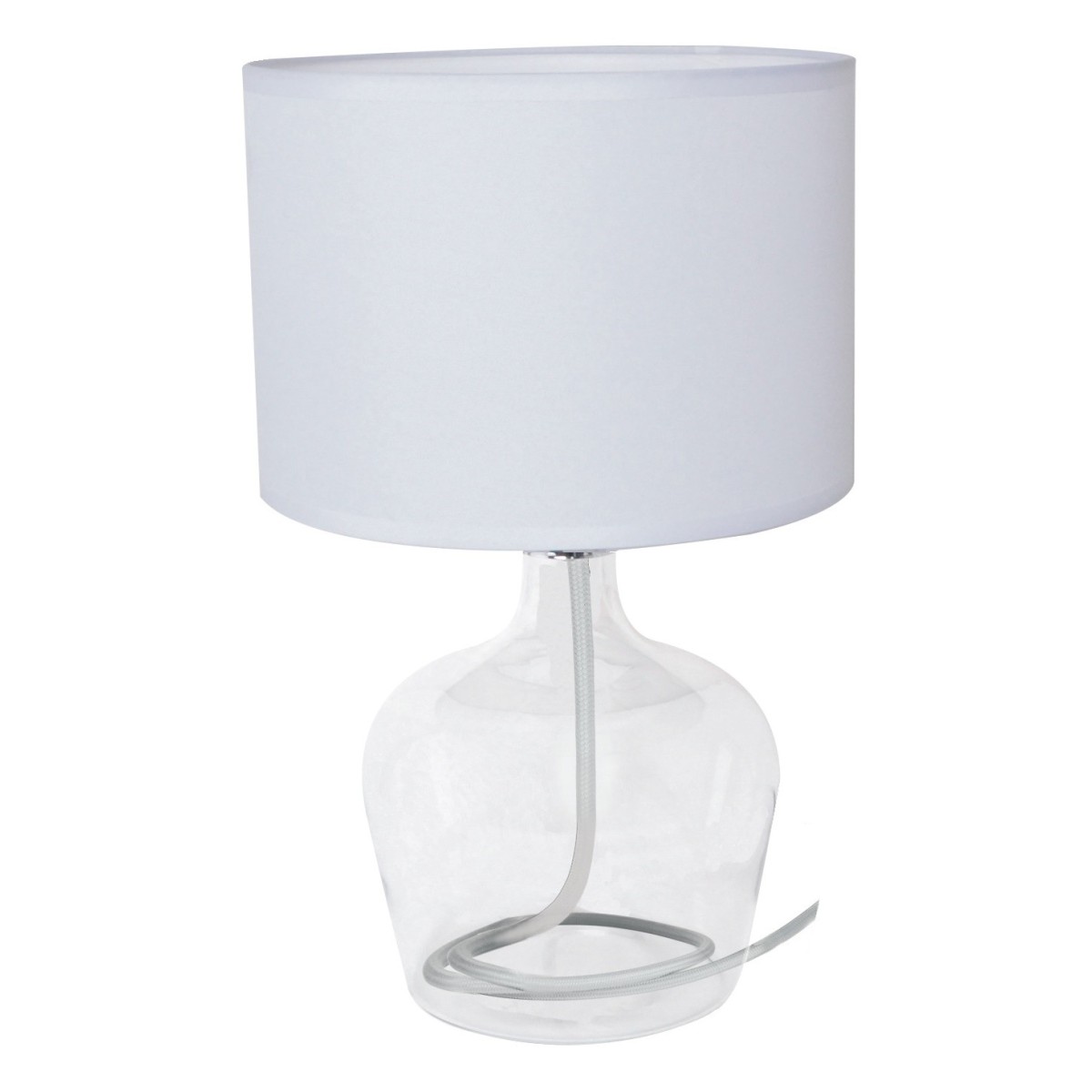 I-HENDRIX-L BCO - Cadre abat-jour Abat-jour en verre...