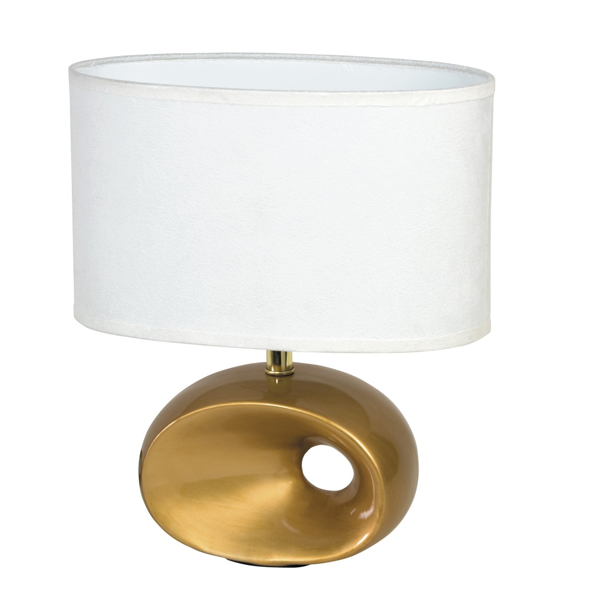 I-EOLO/L 35 - Abat jour fusto Forato Ceramica Oro...