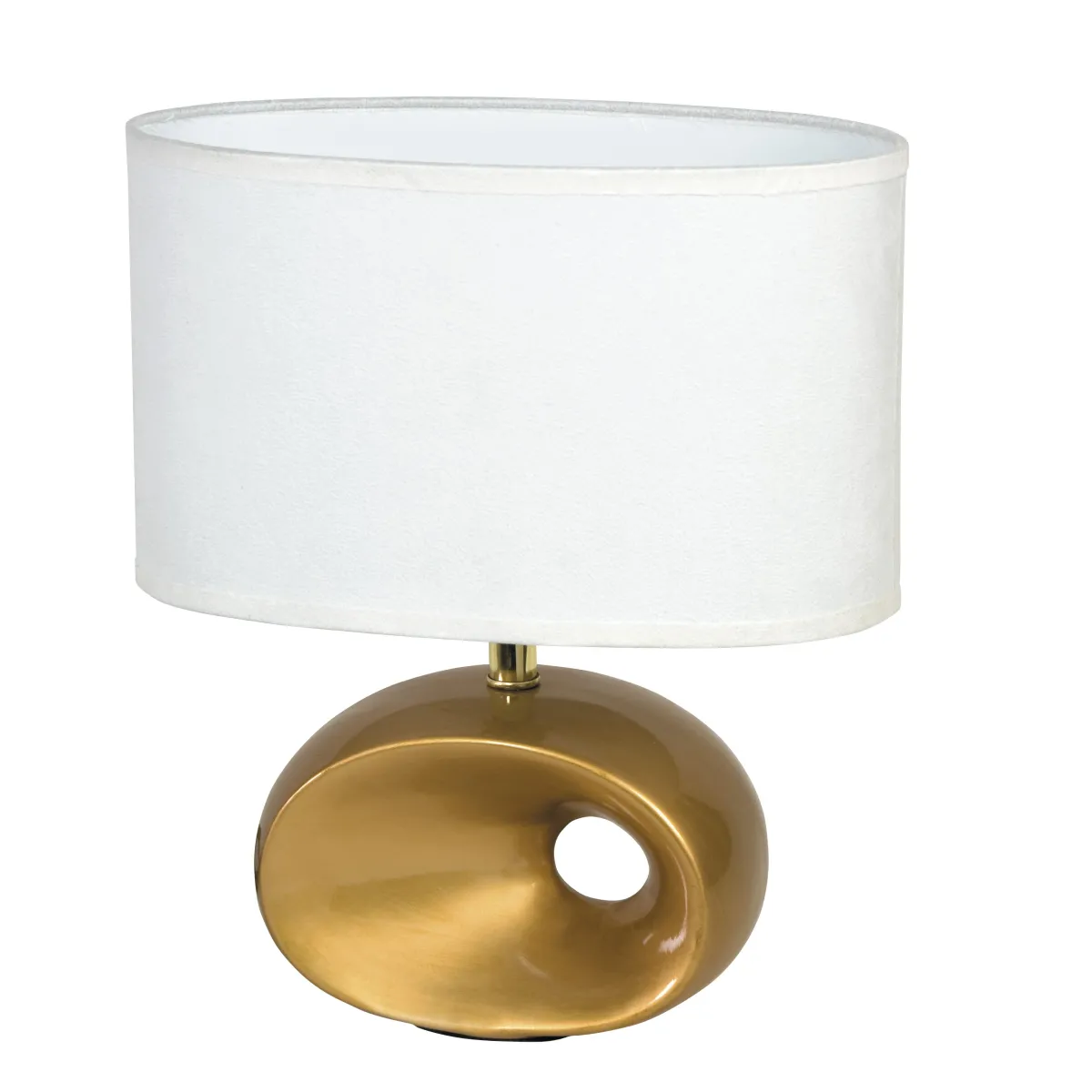 I-EOLO/L 35 - Abat jour fusto Forato Ceramica Oro...