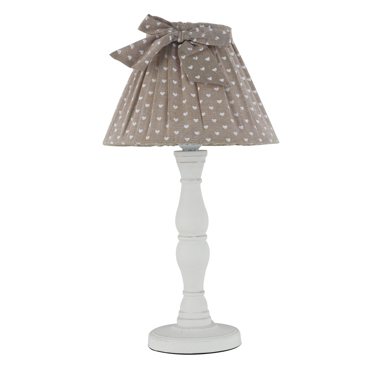 I-SWEET-LUME - Abat jour Fusto Legno Bianco Paralume...