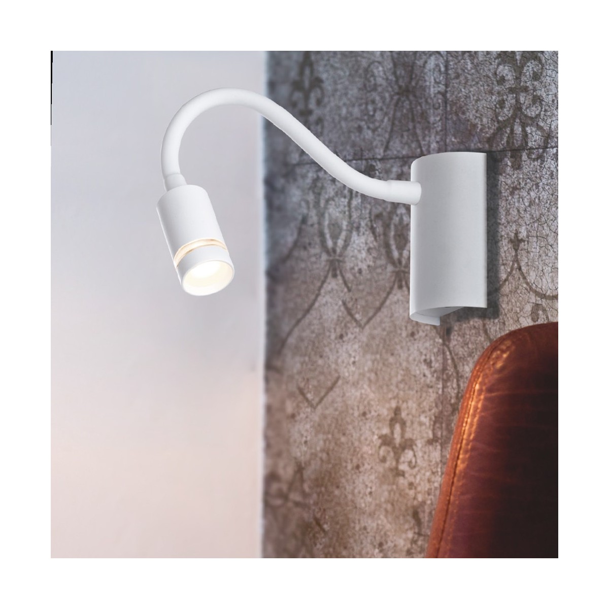 LED-KEPLER-BCO - Lampe de lecture flexible en silicone...