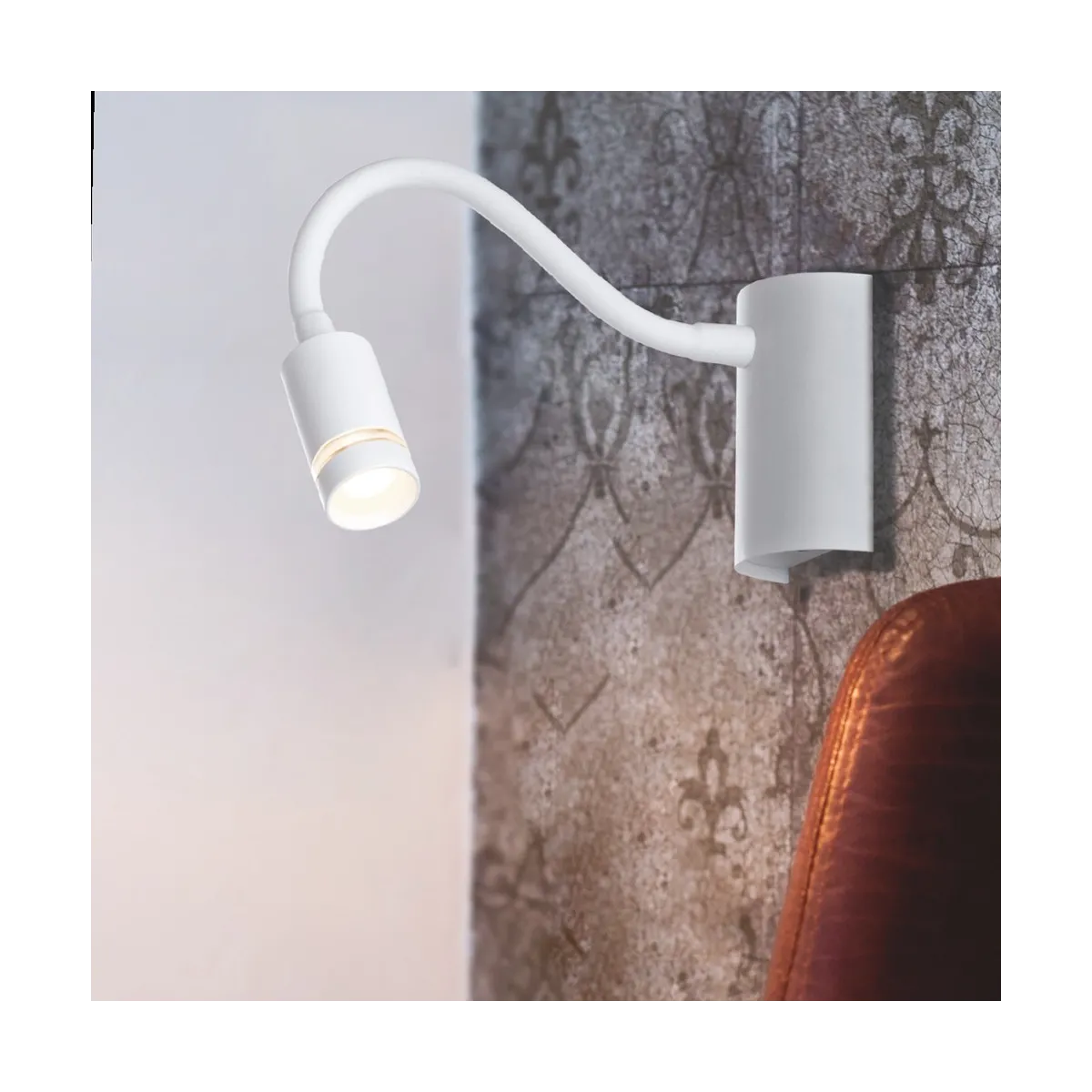 LED-KEPLER-BCO - Lampe de lecture flexible en silicone...