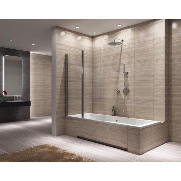 Baignoire Dessus Cristal 5 mm 80cm avec deux verres de 35