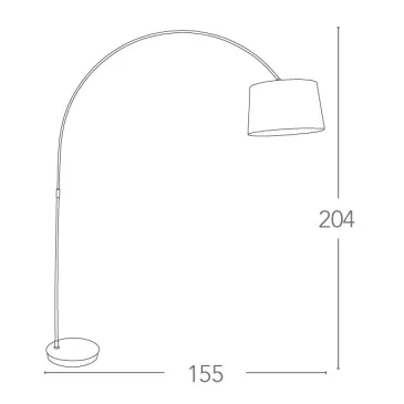 Lampada da terra Ad Arco...