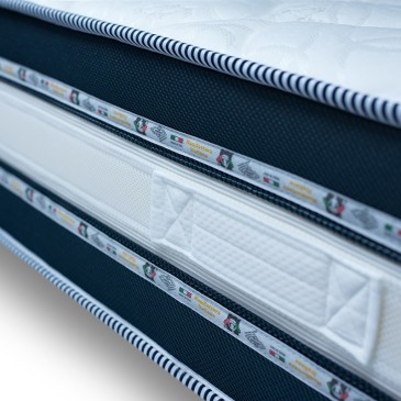 Materasso Ghost Sfod 80x190 in gomma e memory alto 27cm