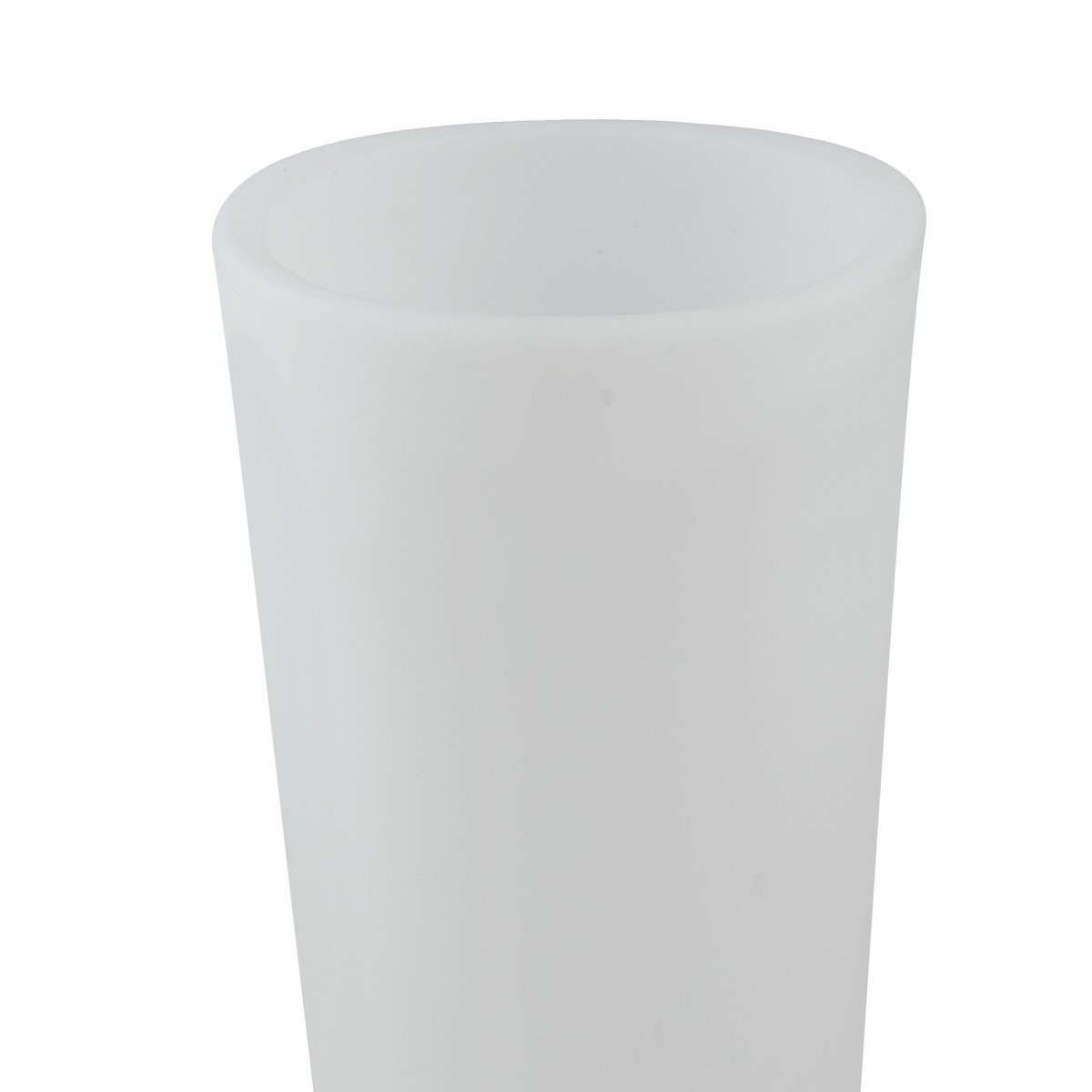 I-GECO-VASO-R-L Lampada vaso da giardino GECO bianco a...