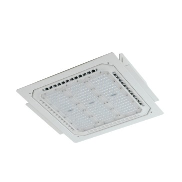 LED-ENERGY-80-INC Proiettore a led da incasso ENERGY faro per pensiline o soffitto rettangolare 80w 10500Lm bianco