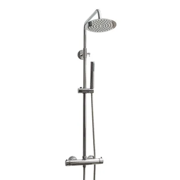 Colonne de douche avec robinet thermostatique rond Piave