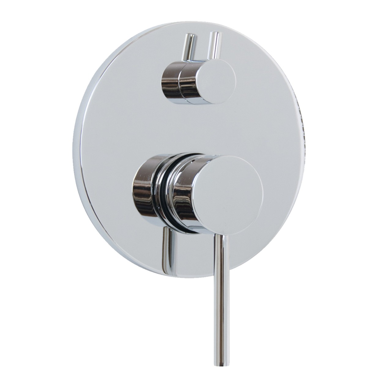 Ensemble pomme de douche, inverseur 2 voies et support...