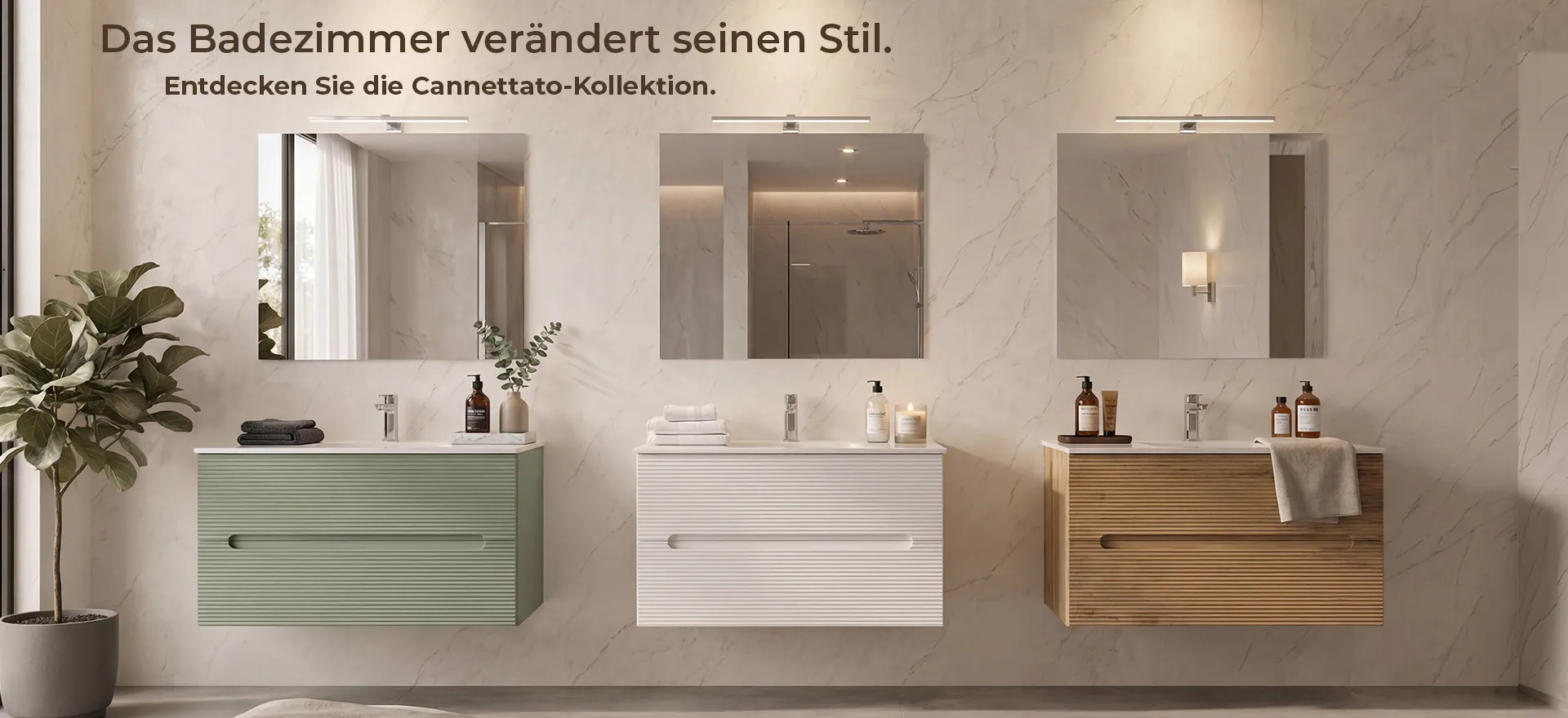 Geriffelte Möbel